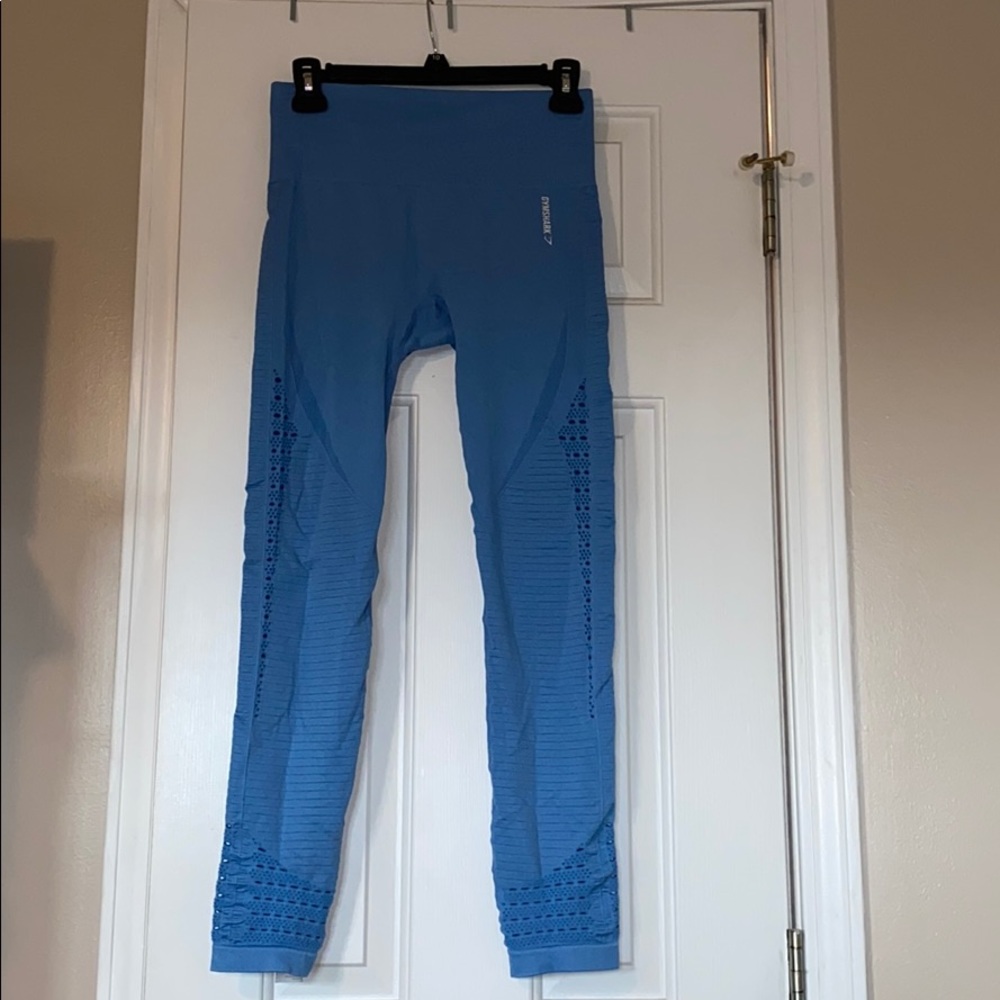 blue gymshark leggings